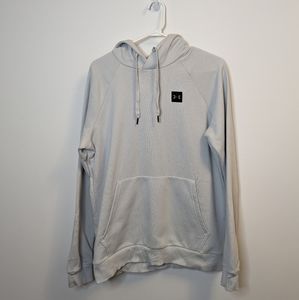 UNDER ARMOUR Medium Rival Fleece Hoodie in Halo Gray